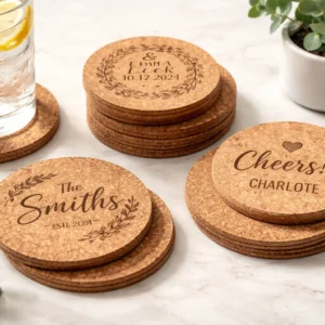 Personalised Cork Coaster Ideas
