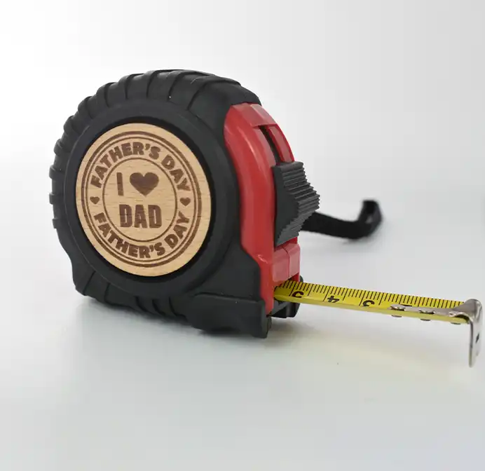 personalised tape measure 5m custom engraved gift for dad